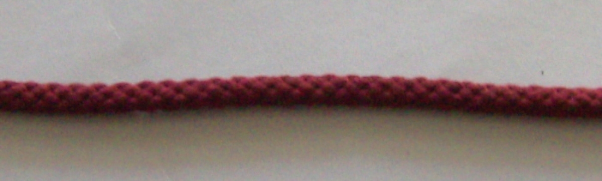 PC Kordel geflochten pro Meter dunkel bordeaux