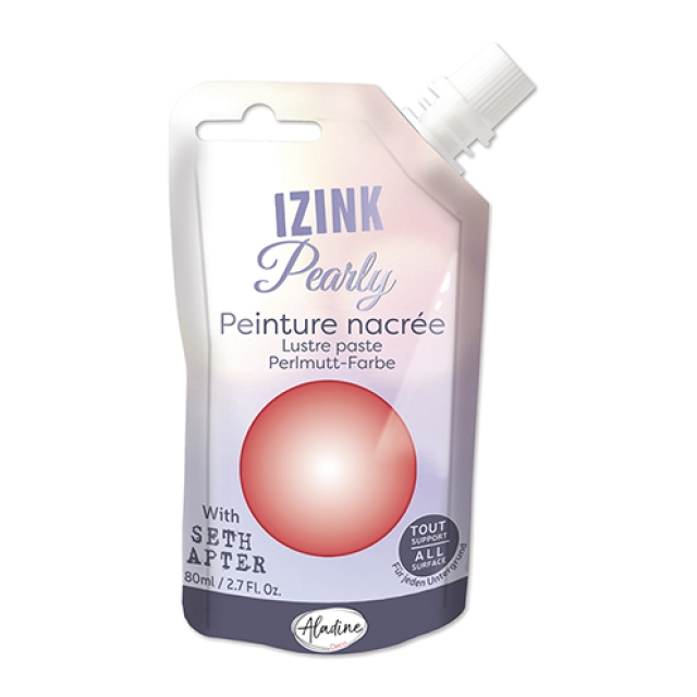 Aladine IZINK Pearly 80 ml korallenrot
