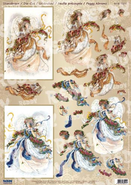 Reddy Cards 3D Stanzbogen Peggy Abrams, Angel of Faith / Angel of Charity