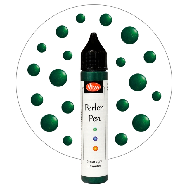 VIVA Decor Perlen Pen 28 ml Smaragd