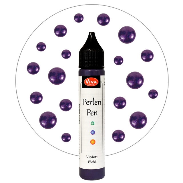 VIVA Decor Perlen Pen 28 ml Violett