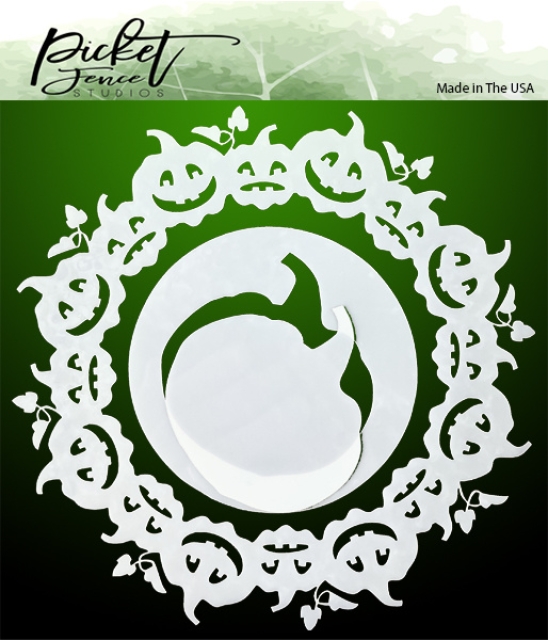 Picket Fence Studios Schablone Stencil 6 x 6 inch Jack-o-Lantern