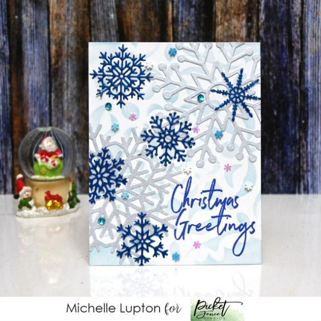 Picket Fence Studios Schablone 6 x 6 inch Hand Cut Snowflake