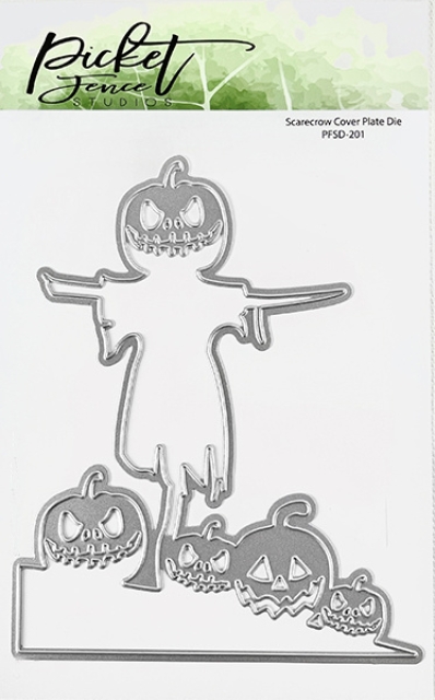 Picket Fence Studios Die / Stanzschablone Scarecrow 4 x 6 inch Cover Plate Dies