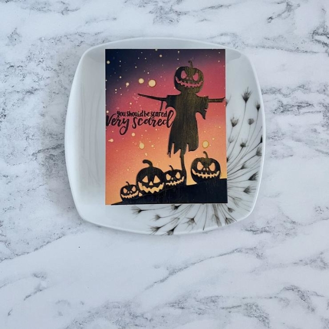 Picket Fence Studios Die / Stanzschablone Scarecrow 4 x 6 inch Cover Plate Dies