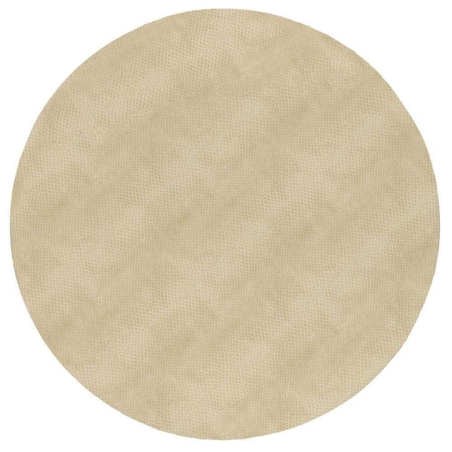 Caspari Tischset rund ivory Snakeskin