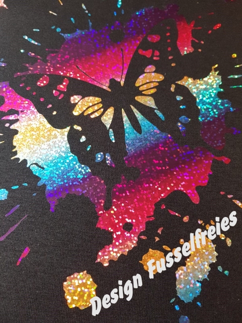 Nova Flex Plotterfolie Polyester Holographic 1900 Bogen 20 x 30 cm, Chamäleon Rot