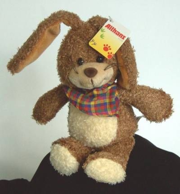 Althans Hase mit Halstuch 20 cm braun