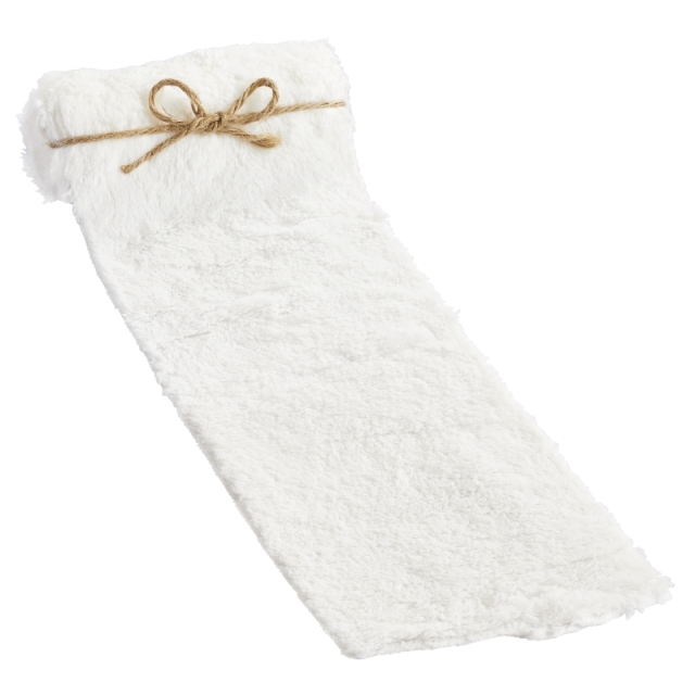Hobbyfun Plüschfellband weiß 12 cm x 2 Meter
