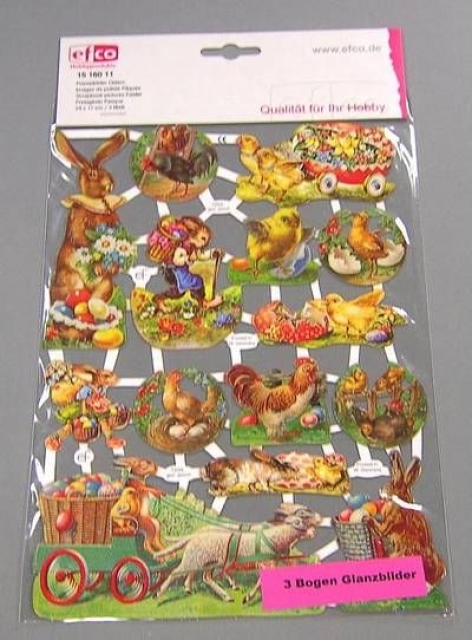 Poesiebild 24 x 17 cm Ostern
