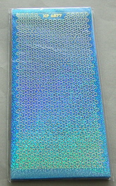 Stickerbogen Polka Dots / Polka Stippen sky blue