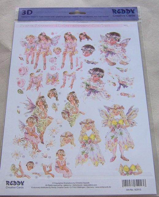 3 D Stanzbogen Set Faerie Poppets Twinpack