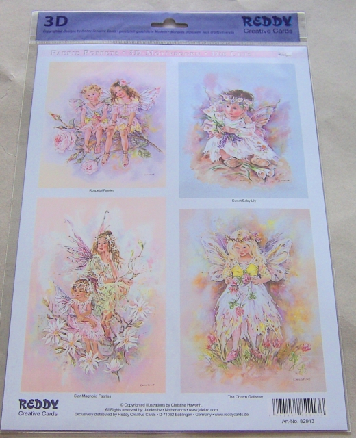 3 D Stanzbogen Set Faerie Poppets Twinpack