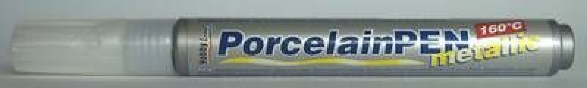 C. Kreul Porcelain Pen Metallic Mother of Peal white