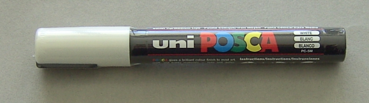 Uni Posca Marker PC-5M weiss