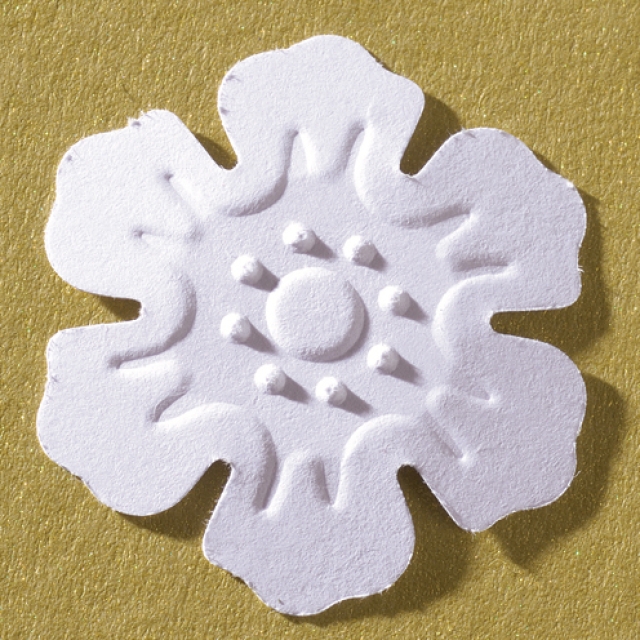 Prägestanzer Blume wellig 32 mm