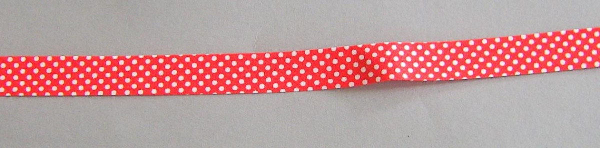 Baumwoll Schrägband pro Meter rot 1,5 cm