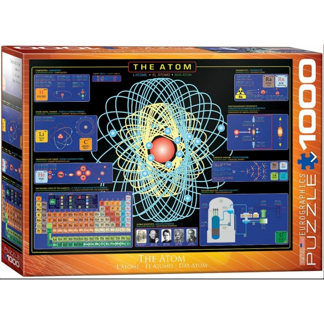 Eurographics Puzzle mit 1000 Teilen The Atom Das Atom