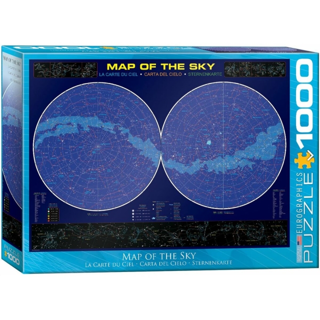 Eurographics Puzzle mit 1000 Teilen Map of the Sky Karte des Himmels