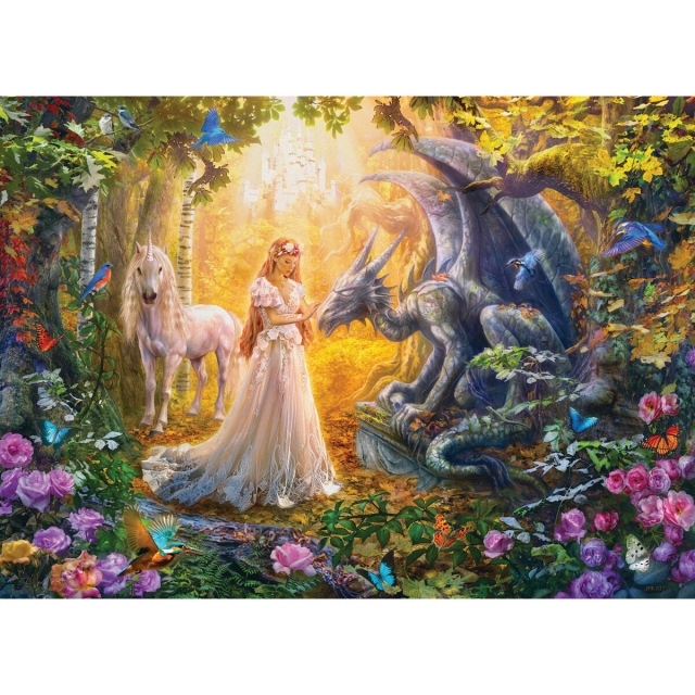 Eurographics Puzzle mit 500 Teilen Princess' Garden by Jan Patrik