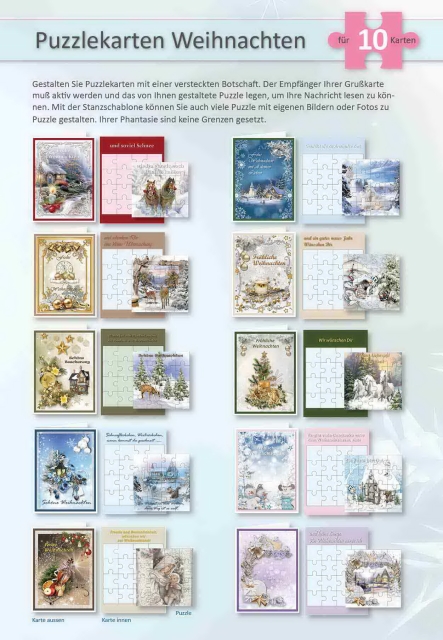 Reddy Cards Puzzlekarten Set Weihnachten
