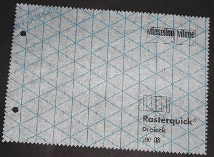 Rasterquick Dreieck 90cm breit je Meter