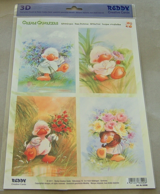 Reddy Cards Cream Quarkers 1 Stanzbogenset