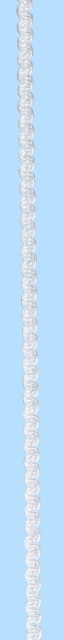 Borte ca. 3 - 4 mm pro Meter weiss