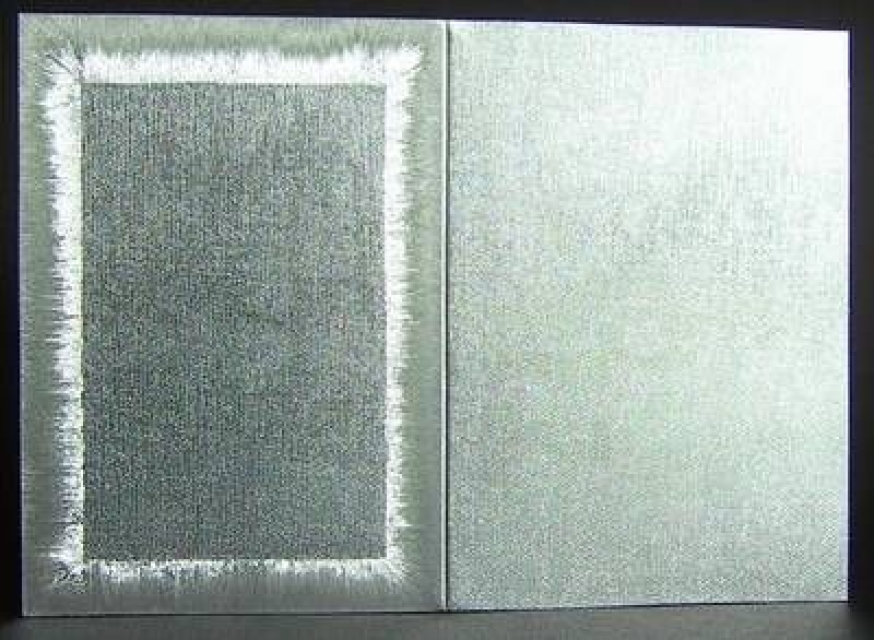Reddy Cards Doppelkarten A6, Festliches Rechteck, silber