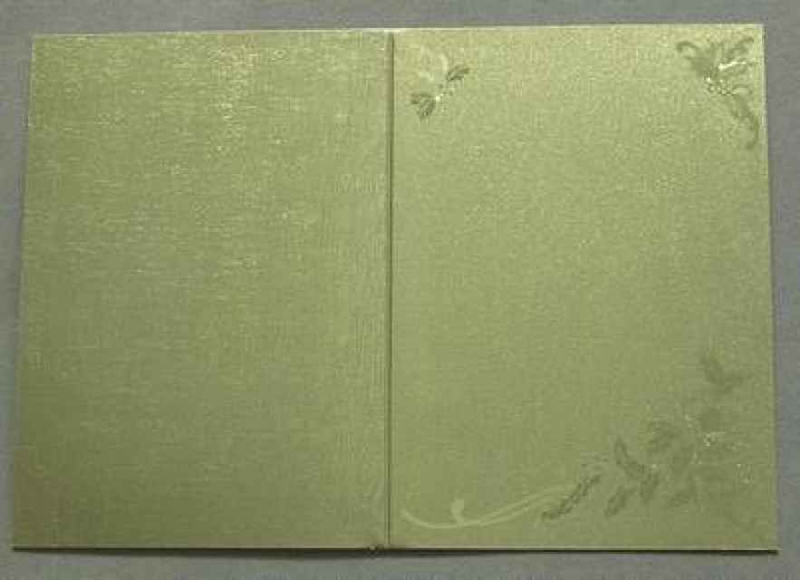 Reddy Cards Doppelkarten A6, Weihnachtsbouquets, gold