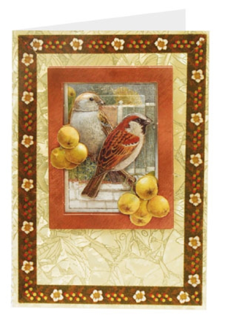 Dufex Stanzbogen Gallery, Spatz und Kohlmeise