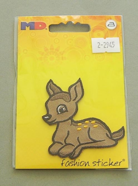 Aufbügelmotiv Stickerei Motiv Rehkitz