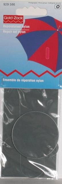 GOLD-ZACK Reparatur-Set Nylon grau