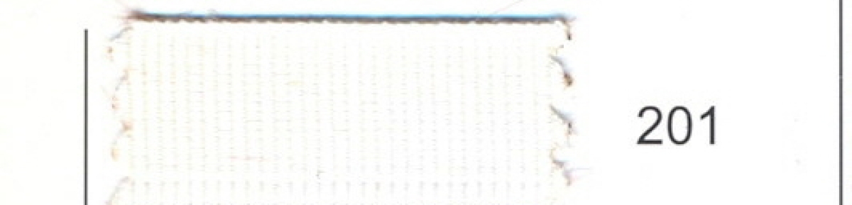 Ripsband 3 mm breit pro Meter weiss