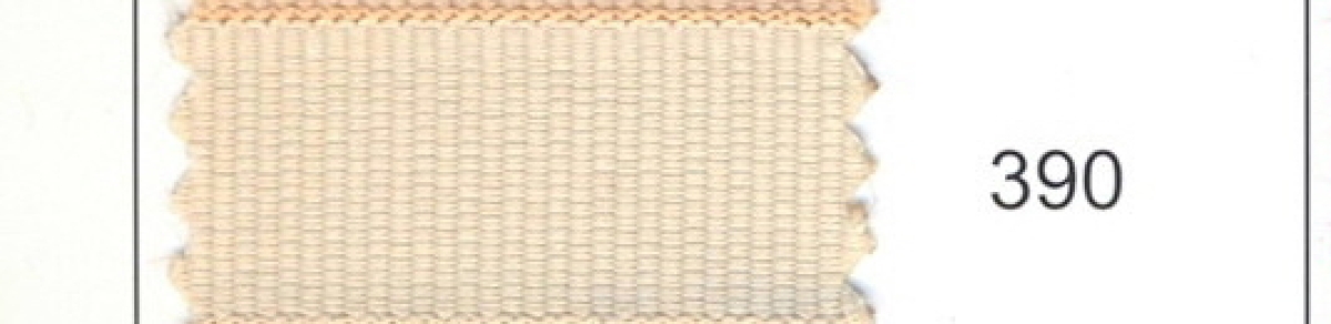 Ripsband 3 mm breit pro Meter hellbeige