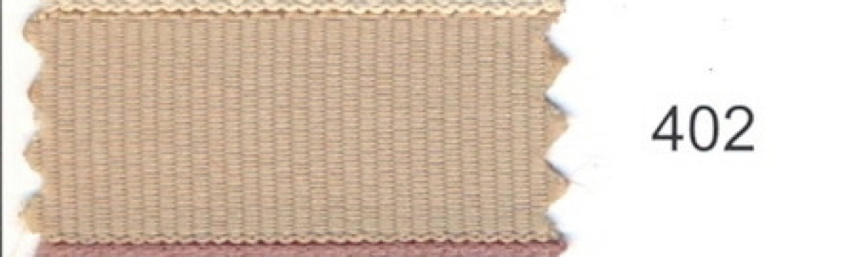 Ripsband 3 mm breit pro Meter dunkelbeige
