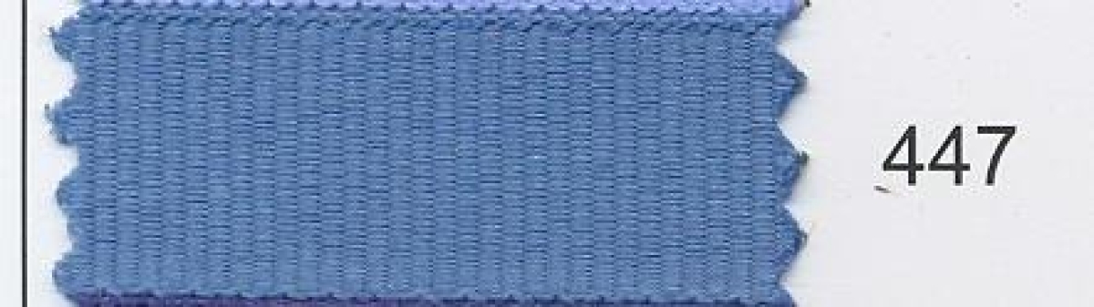 Ripsband 3 mm breit pro Meter mittelblau
