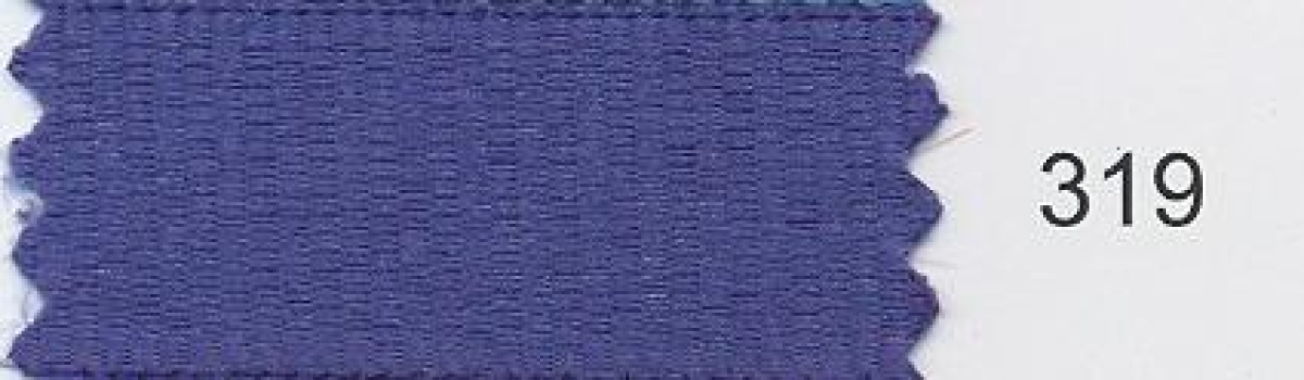 Ripsband 3 mm breit pro Meter blau