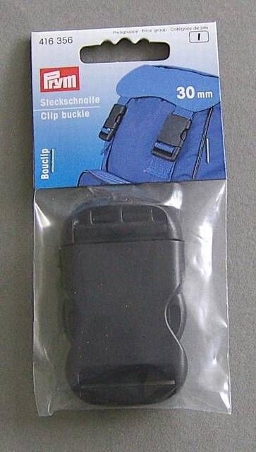 PRYM Steckschnalle 30 mm schwarz