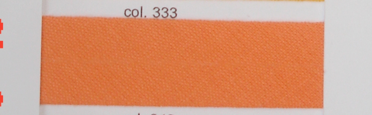 Schrägband aus Baumwolle 60/30 je Meter helles orange