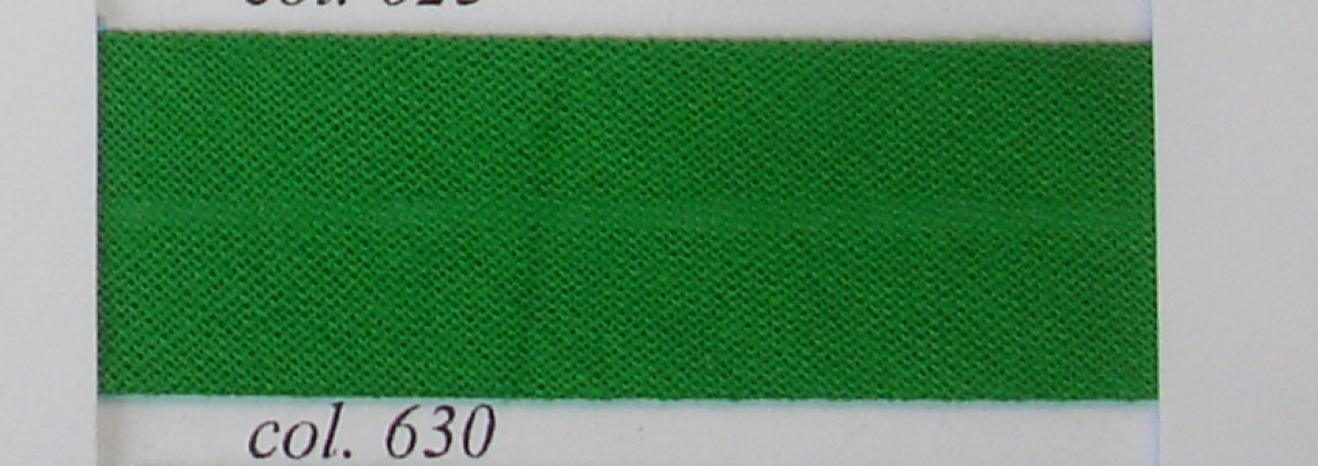Schrägband aus Baumwolle 60/30 je Meter grün