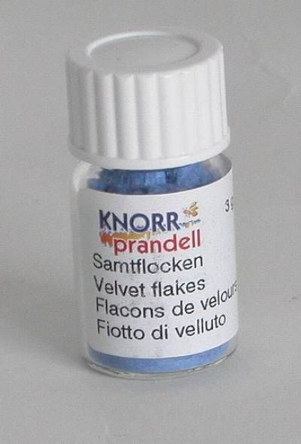 Knorr-Prandell Samtflocken 3 Gramm Farbe hellblau