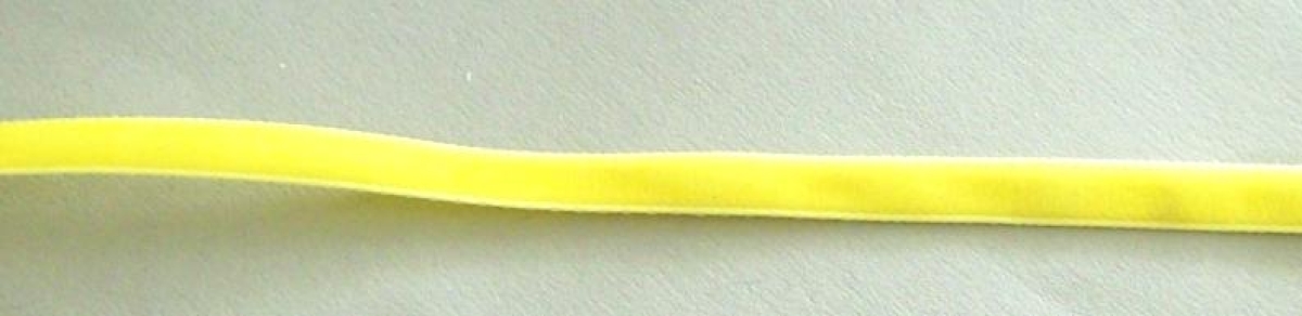 Samtband 9 mm breit pro Meter gelb