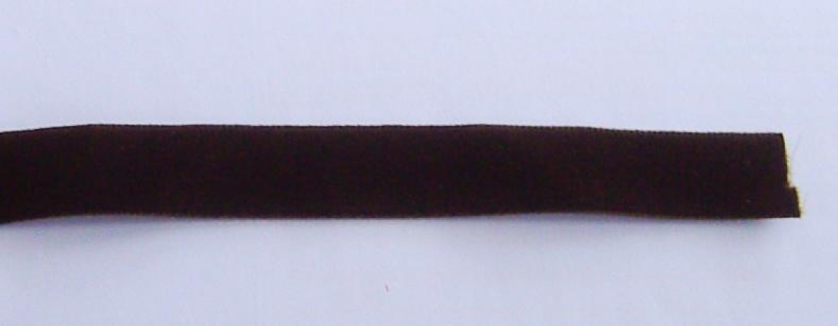 Samtband 22 mm cm breit pro Meter braun