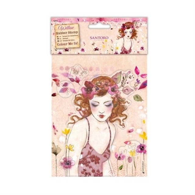 Colour Me in Rubber Stamps Santoro Innocence