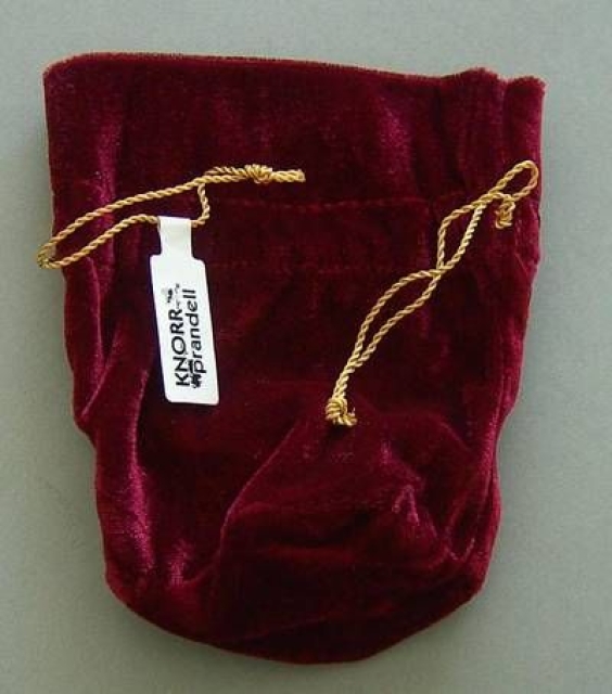 Knorr-Prandell Samtsäckchen 14 x 18 cm rot