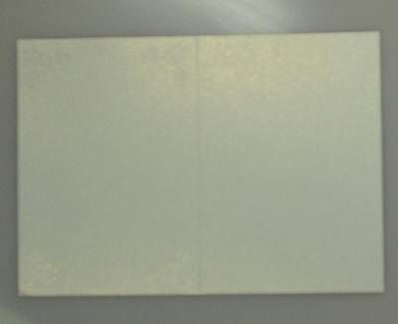 Doppelkarten A6 mit Eckprägung Rose diamant-weiss