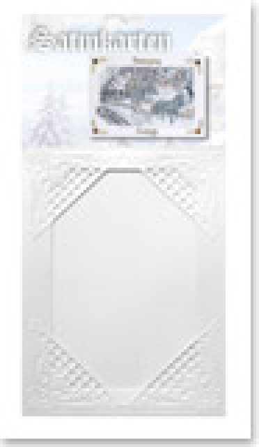 Reddy Cards Winterliche Satinkarten weiss