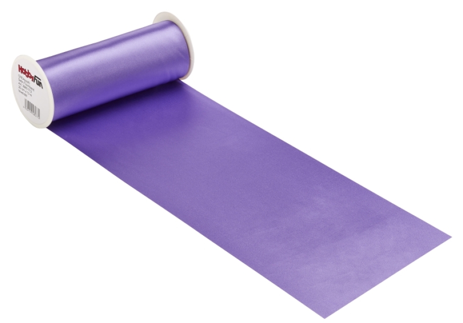 Creapop Satin-Tischband 20 cm breit pro Meter lavendel