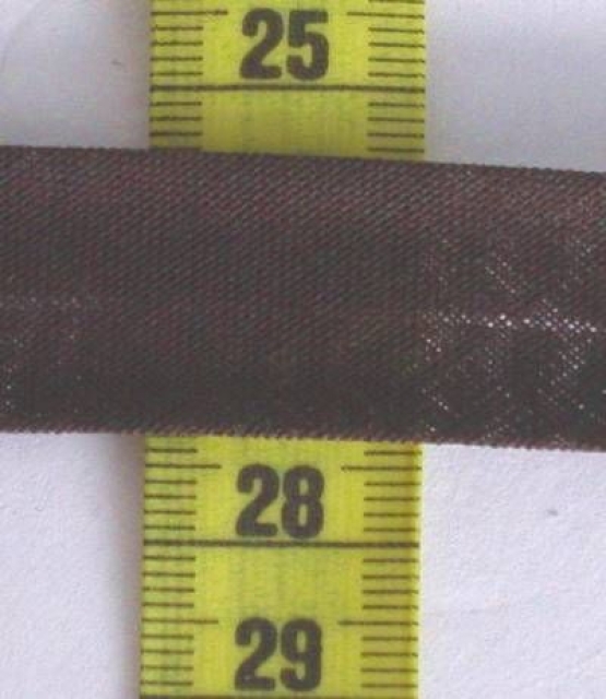 SCHRÄGBAND 40 / 20 je Meter braun